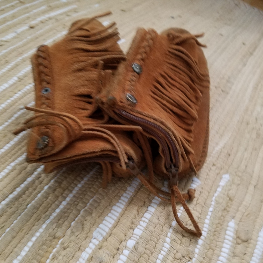 Minnetonka fringe booties